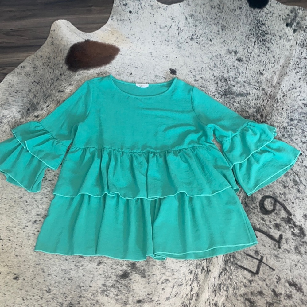Turquoise Top